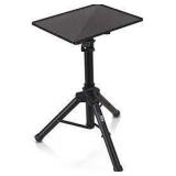 pyle universal laptop notebook computer desk equipment studio stand mount holder height adjustable