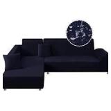 taococo sofa slipcover dark navy blue water resistant 3 seats