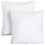 utopia bedding white pillow set of 2 22x22in
