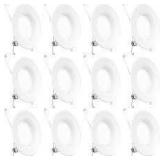 sunco lighting retrofit led baffle 12pk