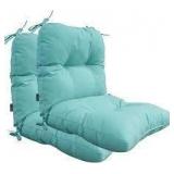 bossima light bluecset of 2 chair cushion