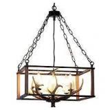 rustic Chandelier deer antlers