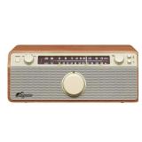Sangean WR-12 AM/FM, AUX-In Analog Wooden Cabinet Receiver, Walnut