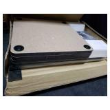 Furinno Turn-N-Tube End Table Corner Shelves, Dark Cherry/Black, Set of 2