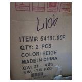 Cheney Contemporary Tufted Dining Chairs Set Of 2 Beige