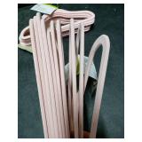 Honey Can Do Kids Velvet Touch Suit Hangers, Pink, Pack Of 20