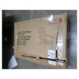 Laguna Outdoor Folding Adirondack Chair- Retail:$299.00