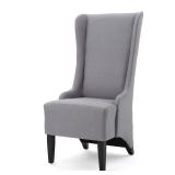 Callie High-back Fabric Dining Chair by Christopher Knight Home - 23.25" L x 28.75" W x 46.25" H- Retail:$299.49
