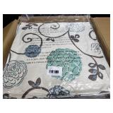 5pk White & Blue Pillow 18x18"