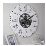 FirsTime & Co. Shiplap Gears Wall Clock