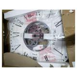 FirsTime & Co. Shiplap Gears Wall Clock