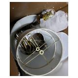 Table Lamps- Set of Mid-Century Modern Bronze Metal Flared Trumpet Base with LED Light Bulbs Included by Lavish Home- Retail:$147.99