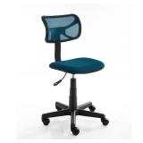 Urban Shop Swivel Mesh Office Chair, Teal