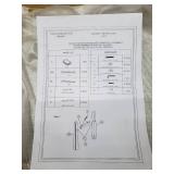 NewRidge Homegoods Zoey Backless Counter Stool, 13.5Wx23.5Dx7.5H, Gray And Farmhouse White