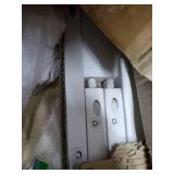 NewRidge Homegoods Zoey Backless Counter Stool, 13.5Wx23.5Dx7.5H, Gray And Farmhouse White