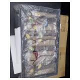 Remarkable Metal Wood Wall Plaque 3, 36x20.25 Inches