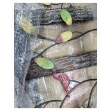 Remarkable Metal Wood Wall Plaque 3, 36x20.25 Inches