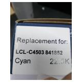 LCL Toner Cartridge Replacement For LCL-C4503 841852 Cyan