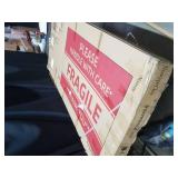 Rectangle Mirror, 72x35 Inch, Black Metal Frame