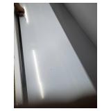 Rectangle Mirror, 72x35 Inch, Black Metal Frame