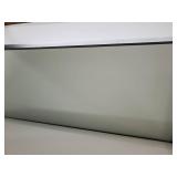 Rectangle Mirror, 72x35 Inch, Black Metal Frame