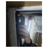 Neutypechic Wall Mounted Mirror, 20x59 Inches, Black Metal Frame