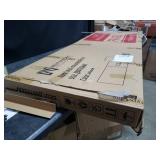 Neutypechic Wall Mounted Mirror, 20x59 Inches, Black Metal Frame