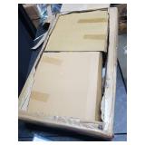 Boraam Melrose 29" Swivel Bar Stool, Cream Wire-Brush