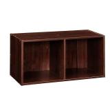ClosetMaid 2-Cube Organizer, Dark Cherry