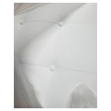 Emily Queen Upholstered Vinyl Headboard White - Modway