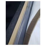 Emily Queen Upholstered Vinyl Headboard White - Modway