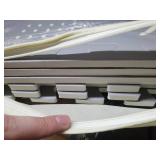 Baby Play Mat, Non Toxic Foam Interlocking Tile Mats, Set Of 6, 24x24 Inches, Gray