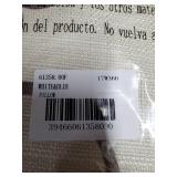 LePouf 5pk White & Blue Pillow 18x18"