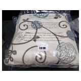 LePouf 5pk White & Blue Pillow 18x18"