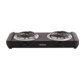 Imusa - Electric Double Burner - Black