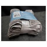 Charisma Solid Bath Hand Face Towel Set Gunmetal Grey 6 pc. 100% Hygrocotton