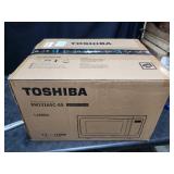 Toshiba EM131A5C-SS Microwave Oven with Smart Sensor, Easy Clean Interior, ECO Mode and Sound On/Off, 1.2 Cu.ft, Stainless Steel