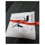 Armen Living PU Leather Walnut Swivel Barstool