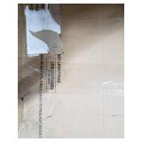 Armen Living PU Leather Walnut Swivel Barstool