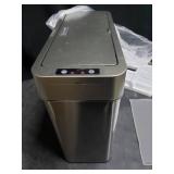 iTouchless 4 Gallon Touchless Trash Can With Movable Sensor (Left Side)