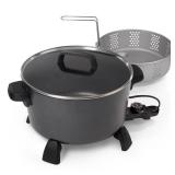 Presto - Kitchen Kettleâ¢ XL 10-quart Multi-cooker/steamer - Black