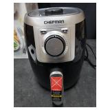 Chefman 2.1qt Analog Air Fryer - Black/Silver
