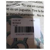 5pk LePouf White & Blue Pillow 18x18"