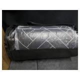 Black Geometric Duvet Cover Set Twin XL Black