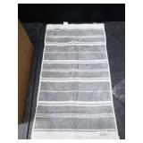 Threshold 28x16 Inch Dish Towel, Gray And White Stripes