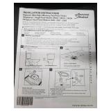 American Standard H2Optimum 1.1 GPF Single Flush Toilet Tank Only in White