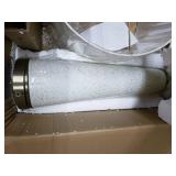 StyleCraft Tasia White and Gold Flecks Table Lamp with White Drum Shade- Retail:$95.49