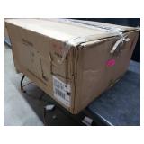 StyleCraft Tasia White and Gold Flecks Table Lamp with White Drum Shade- Retail:$95.49