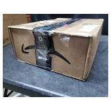 Solar Powered Yard Lamps, Black, Set Of 4