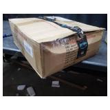 Sweet Home Collection Chair Cushion Memory Foam Pads Tufted Slip Non Skid, Gray